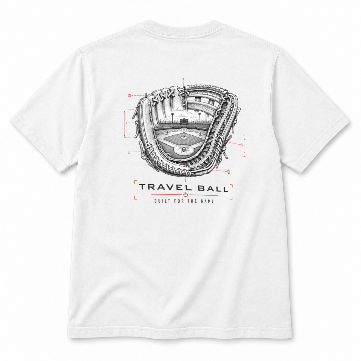 Built for the Game Glove Baseball T-Shirt